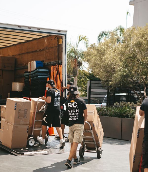 Moving crew at work