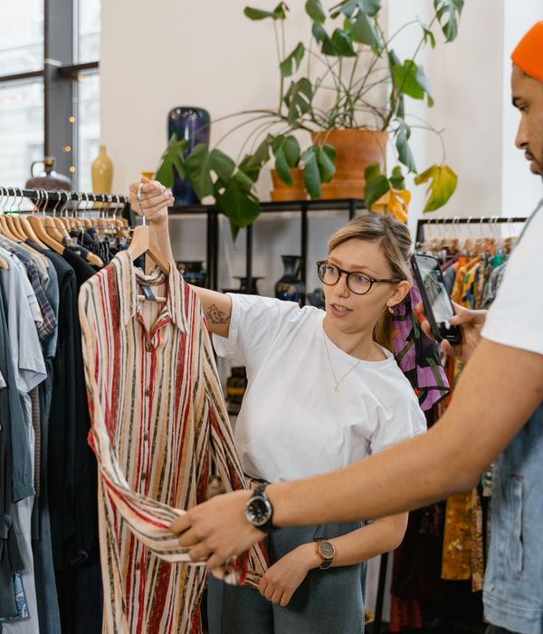 Retail clothing shop owner